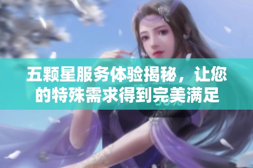 五颗星服务体验揭秘，让您的特殊需求得到完美满足