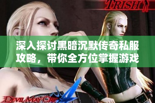 深入探讨黑暗沉默传奇私服攻略，带你全方位掌握游戏技能与策略