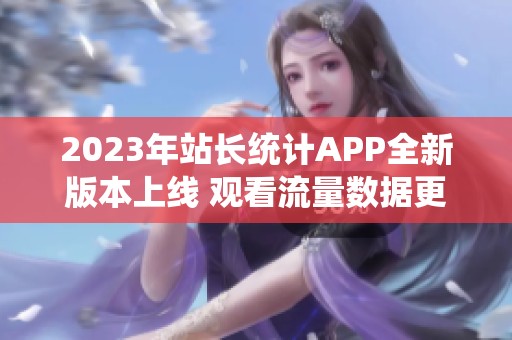 2023年站长统计APP全新版本上线 观看流量数据更便捷