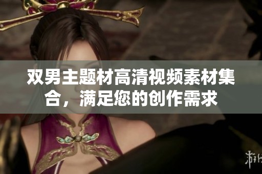 双男主题材高清视频素材集合，满足您的创作需求