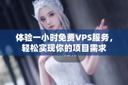 体验一小时免费VPS服务，轻松实现你的项目需求