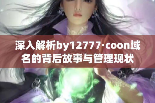 深入解析by12777·coon域名的背后故事与管理现状