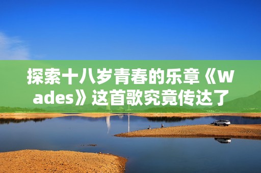 探索十八岁青春的乐章《Wades》这首歌究竟传达了什么