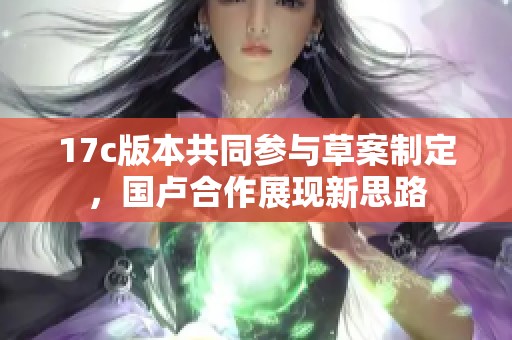 17c版本共同参与草案制定，国卢合作展现新思路