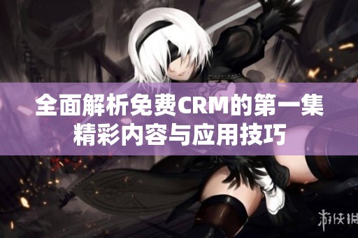 全面解析免费CRM的第一集精彩内容与应用技巧