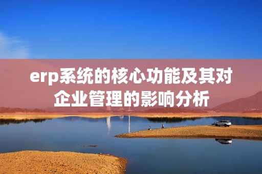 erp系统的核心功能及其对企业管理的影响分析