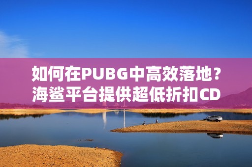 如何在PUBG中高效落地？海鲨平台提供超低折扣CDK指南