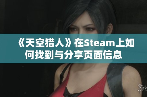 《天空猎人》在Steam上如何找到与分享页面信息