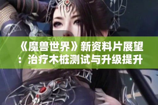 《魔兽世界》新资料片展望：治疗木桩测试与升级提升分析