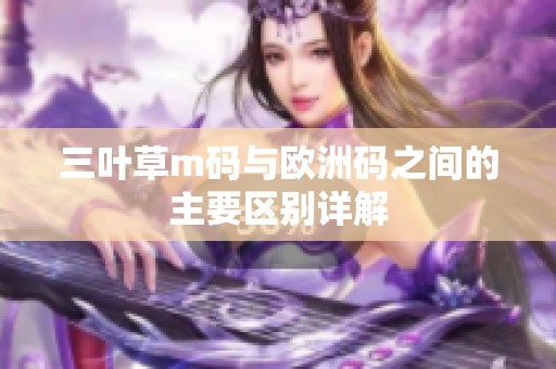 三叶草m码与欧洲码之间的主要区别详解