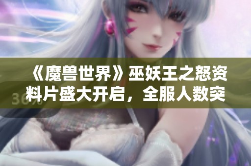 《魔兽世界》巫妖王之怒资料片盛大开启，全服人数突破20万！