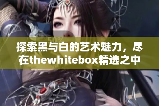 探索黑与白的艺术魅力，尽在thewhitebox精选之中