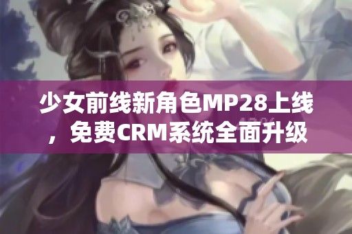 少女前线新角色MP28上线，免费CRM系统全面升级