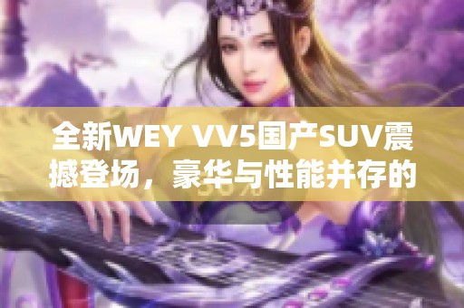 全新WEY VV5国产SUV震撼登场，豪华与性能并存的选择