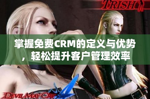 掌握免费CRM的定义与优势，轻松提升客户管理效率