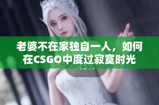 老婆不在家独自一人，如何在CSGO中度过寂寞时光