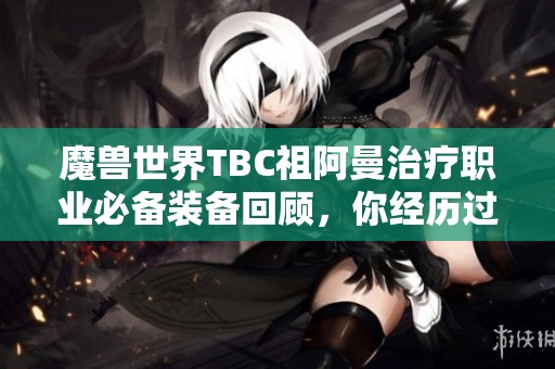 魔兽世界TBC祖阿曼治疗职业必备装备回顾，你经历过哪些？