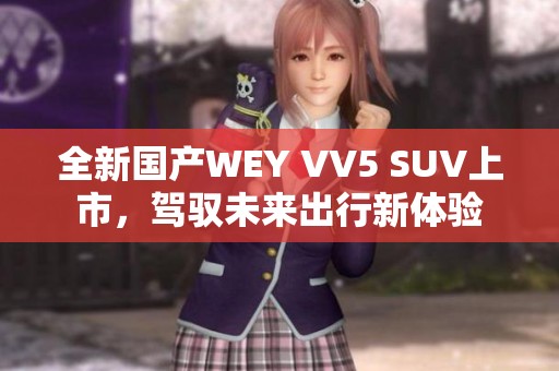 全新国产WEY VV5 SUV上市，驾驭未来出行新体验