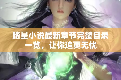 踏星小说最新章节完整目录一览，让你追更无忧