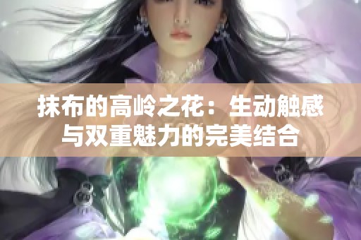 抹布的高岭之花：生动触感与双重魅力的完美结合