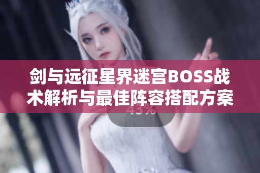 剑与远征星界迷宫BOSS战术解析与最佳阵容搭配方案