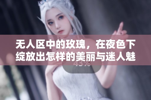 无人区中的玫瑰，在夜色下绽放出怎样的美丽与迷人魅力