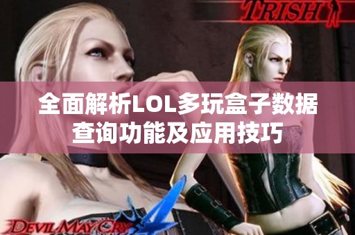 全面解析LOL多玩盒子数据查询功能及应用技巧