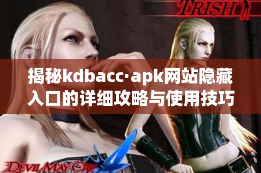 揭秘kdbacc·apk网站隐藏入口的详细攻略与使用技巧