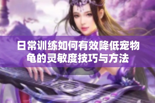 日常训练如何有效降低宠物龟的灵敏度技巧与方法