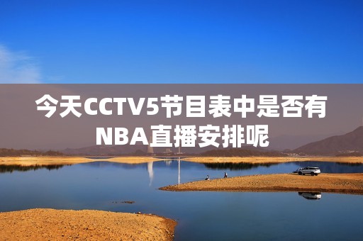 今天CCTV5节目表中是否有NBA直播安排呢