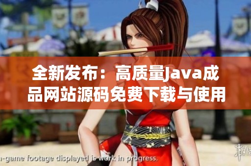 全新发布：高质量Java成品网站源码免费下载与使用指南