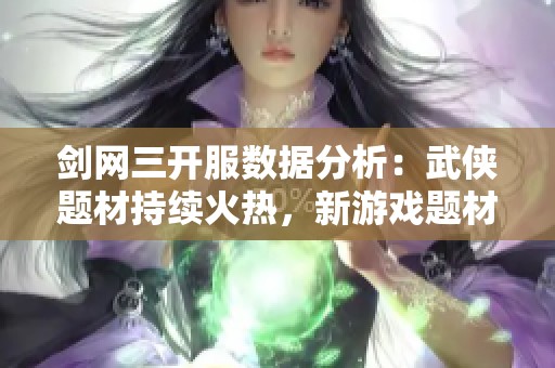 剑网三开服数据分析：武侠题材持续火热，新游戏题材呈多样化趋势